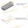 Торговый стеллаж с корзиной 2350*500*900 - uralbiznesstroi.ru – Самара