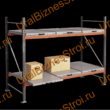 Стеллаж с выкатными платформами  2000*2700*1050 2 яруса 6 платформ - uralbiznesstroi.ru – Самара