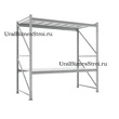 Грузовой стеллаж 2040*600*1000 2 яруса навесных с настилом (оцинк.) - uralbiznesstroi.ru – Самара