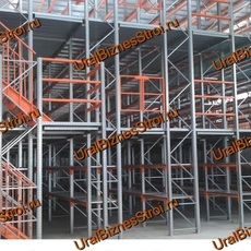 Мезонинный стеллаж 60м*32м 2 этажа 3840 м2 - uralbiznesstroi.ru – Самара