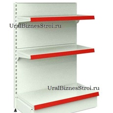 Торговый пристенный стеллаж 1450*400*600 3 полки - uralbiznesstroi.ru – Самара