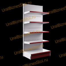 Торговый пристенный стеллаж 2350*400*1000 5 полок - uralbiznesstroi.ru – Самара