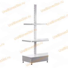 Торговые торцевые стеллажи 1450*500 3 полки - uralbiznesstroi.ru – Самара