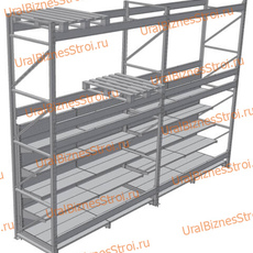 Стеллаж Cash & Carry 4000*7200*1050 - uralbiznesstroi.ru – Самара