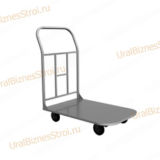 Телега грузовая платформенная ТПР-100 (500*800), г/п - 500 кг, два поворотных колеса - uralbiznesstroi.ru – Самара