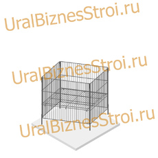 Корзина для распродаж усиленная, с регулируемым донышком 750х750х800 - uralbiznesstroi.ru – Самара