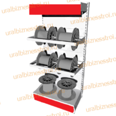 Торговый стеллаж для кабеля 1450*600*1000 6 катушек - uralbiznesstroi.ru – Самара