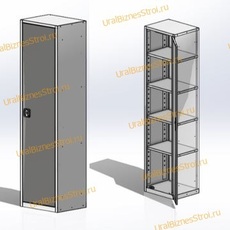 Шкаф архивный 1850*425*500 1-дверный - uralbiznesstroi.ru – Самара