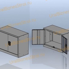 Антресоль для шкафа архивного 460*850*400 2-дверный - uralbiznesstroi.ru – Самара