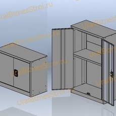 Антресоль для шкафа архивного 925*1000*500 2-дверный - uralbiznesstroi.ru – Самара