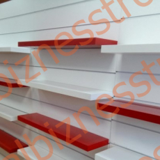 Полка ЛДСП/600*200/(красная) - uralbiznesstroi.ru – Самара