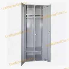 Шкаф гардеробный двухсекционный (Две двери) 1850*500*800 S-0,7мм - uralbiznesstroi.ru – Самара