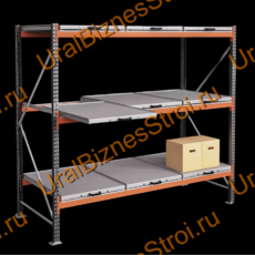 Стеллаж с выкатными платформами  2500*2700*1050 3 яруса 9 платформ - uralbiznesstroi.ru – Самара
