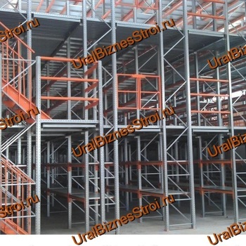 Мезонинный стеллаж 60м*32м 2 этажа 3840 м2 - uralbiznesstroi.ru – Самара