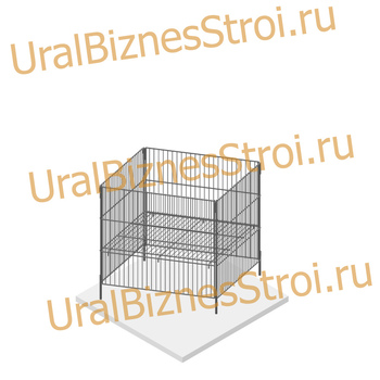 Корзина для распродаж 750х400х800 - uralbiznesstroi.ru – Самара
