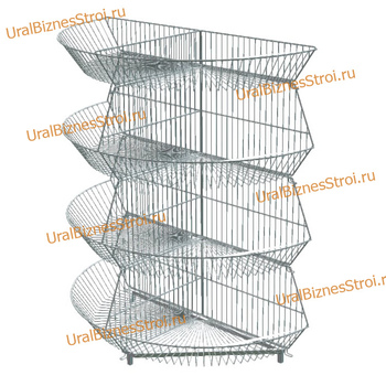 Горка из корзин полукруглая (КОШ) 3+1 облегченная - uralbiznesstroi.ru – Самара