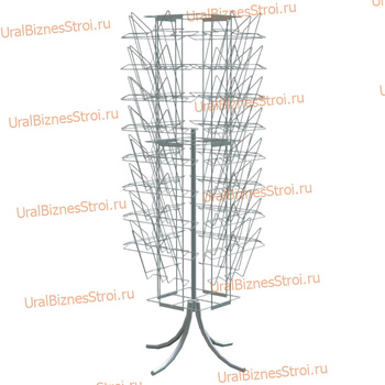 Стойка для газет 4-х сторонняя, 32 ячейки, формат А3 - uralbiznesstroi.ru – Самара