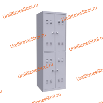 Шкаф гардеробный 4 секционный 4 двери 1850*500*600 S-0,5мм - uralbiznesstroi.ru – Самара
