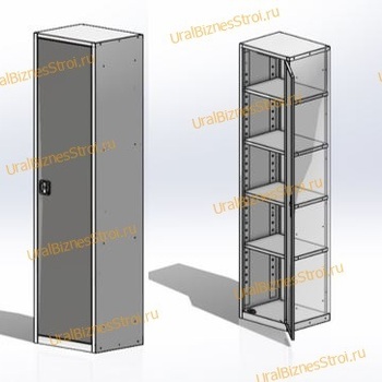 Шкаф архивный 1850*425*400 1-дверный - uralbiznesstroi.ru – Самара
