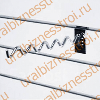 F 107 Кронштейн- змейка, 300 мм., хром - uralbiznesstroi.ru – Самара
