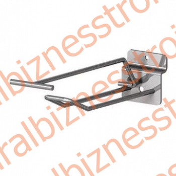 F326-150 Еврокрючок с ценник-лем,150мм,хром - uralbiznesstroi.ru – Самара