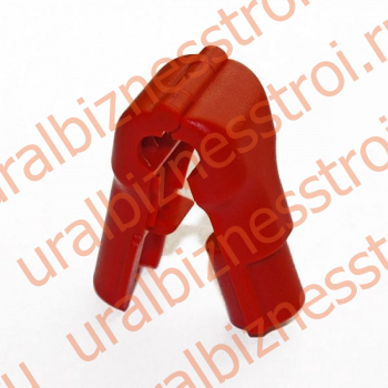 SO56-6 Противокражный замок пластиковый на крючок d=5мм,красный - uralbiznesstroi.ru – Самара