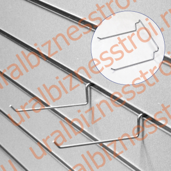 ЕК391 Крючок парный, цинк  - uralbiznesstroi.ru – Самара