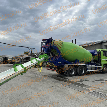 Аренда автобетоносмесителя с телескопическим гидролотоком 9 метров - uralbiznesstroi.ru – Самара